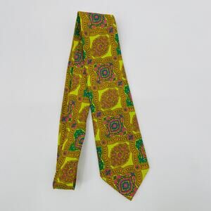 Vintage retro bright colors tie
